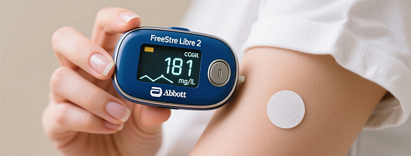 Длительный мониторинг глюкозы (со стоимостью датчика FreeStyle Libre)